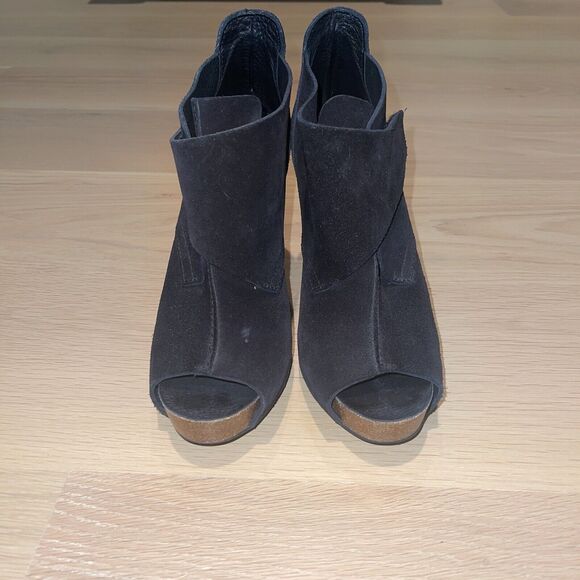 Pedro Garcia Chenoa Black Suede Bootie 38.5 - Picture 2 of 8